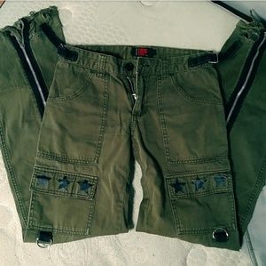TRIPP NYC Army Green Zipper Pants